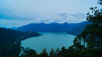 Вид с вершины Sea to Sky Gondola