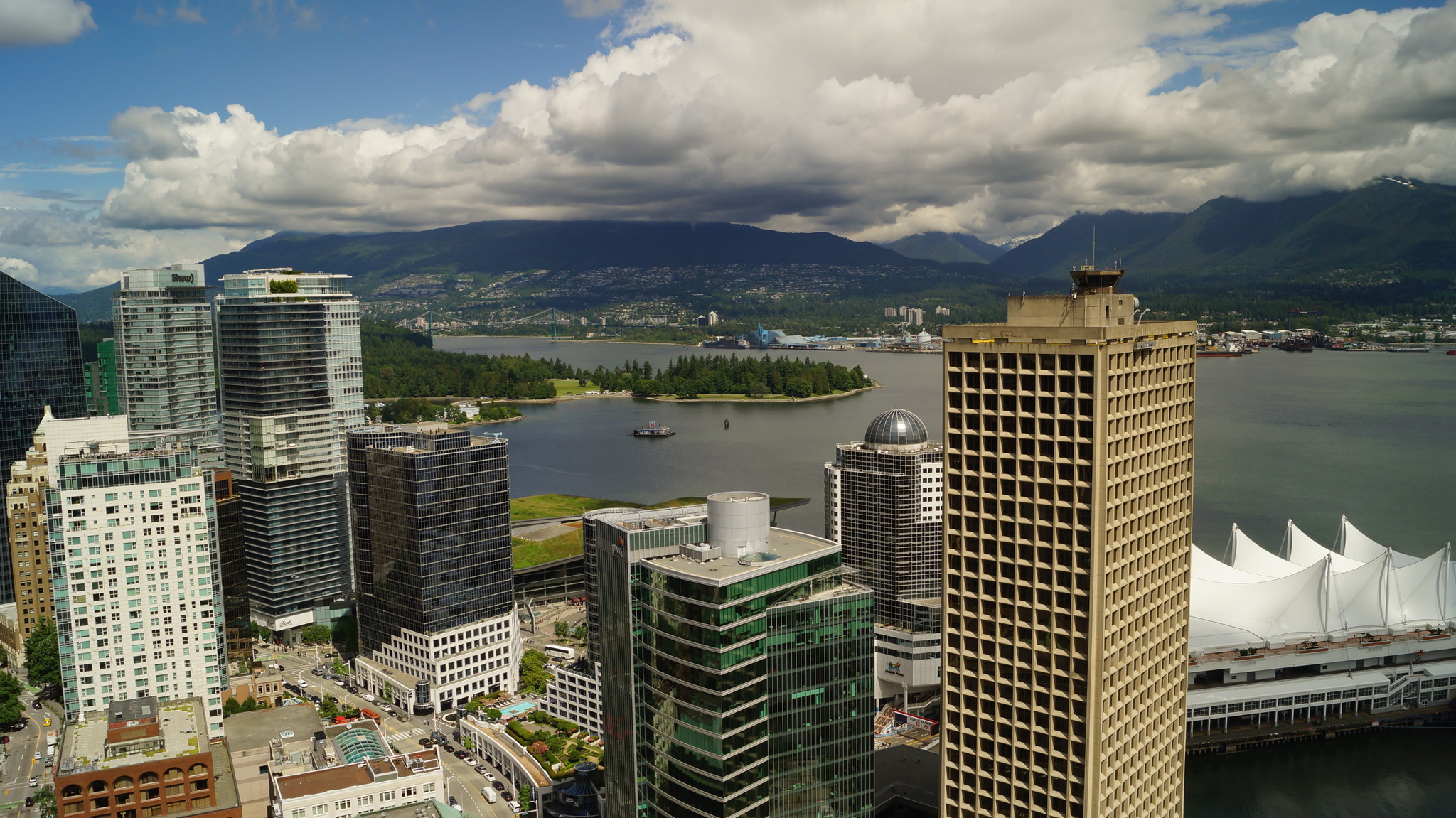 Панорама города - Vancouver Lookout