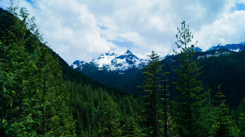 Вид с вершины Sea to Sky Gondola